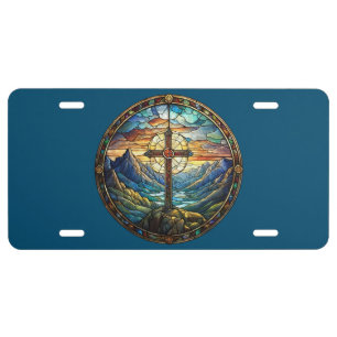 Cross License Plate