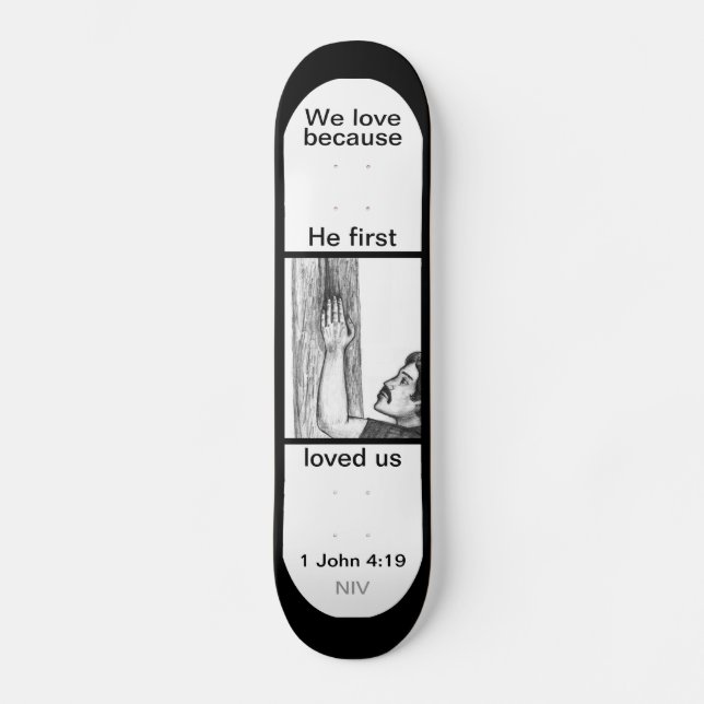 Cross Love skateboard (Front)