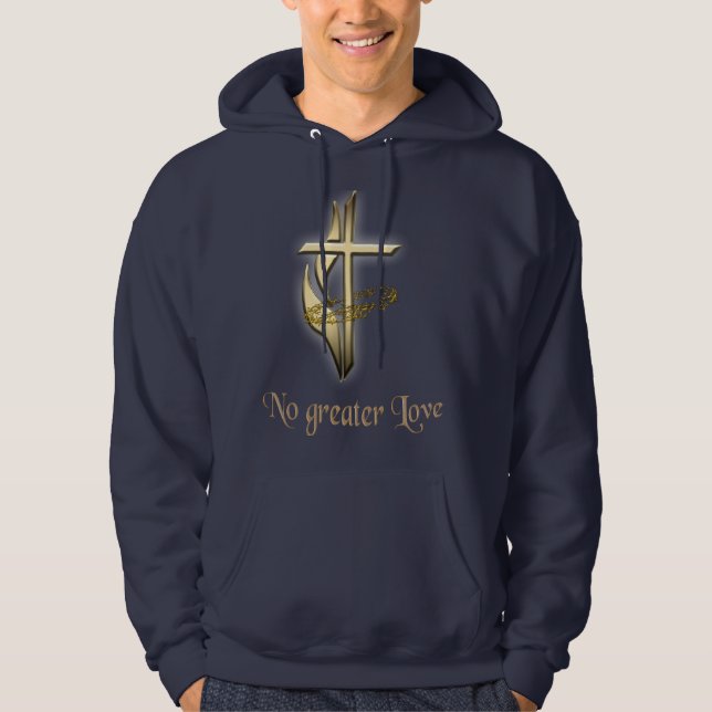 Cross mens christian t-shirts (Front)