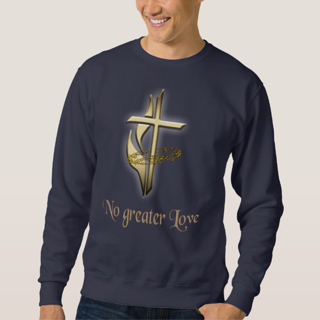 Cross mens christian t-shirts (Front)