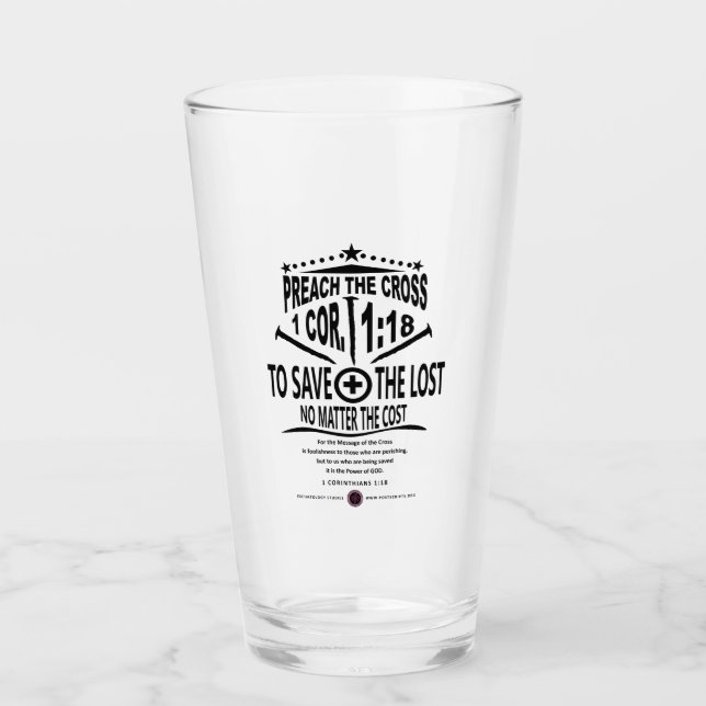 Cross Message Glass (Front)