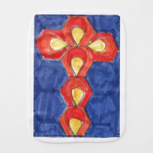 Cross Motif Burb Cloth (Front)