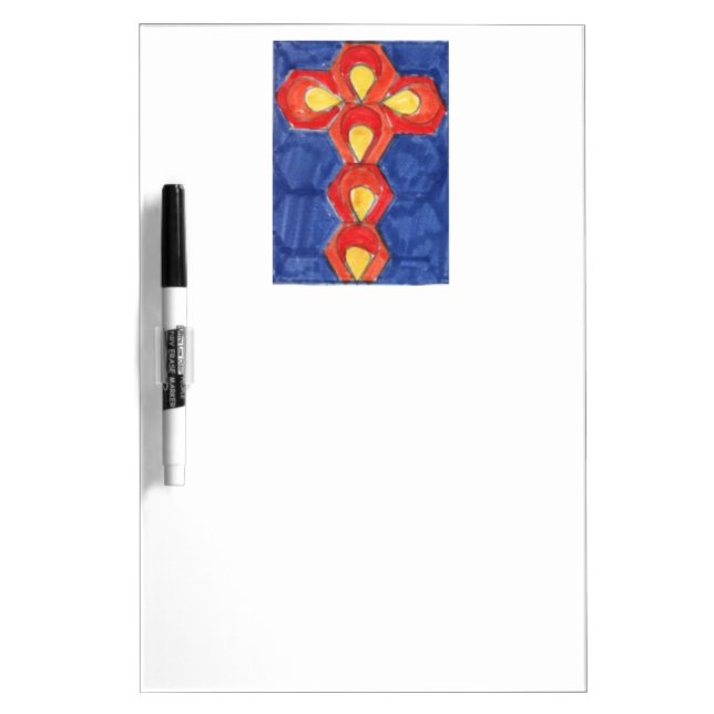Cross Motif Dry Erase Board (Front)