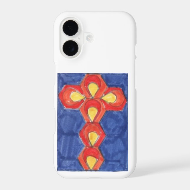 Cross Motif iPhone 8/7, Barely There Case (Back)