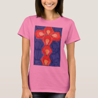 Cross Motif Maternity Long Sleeve T-Shirt