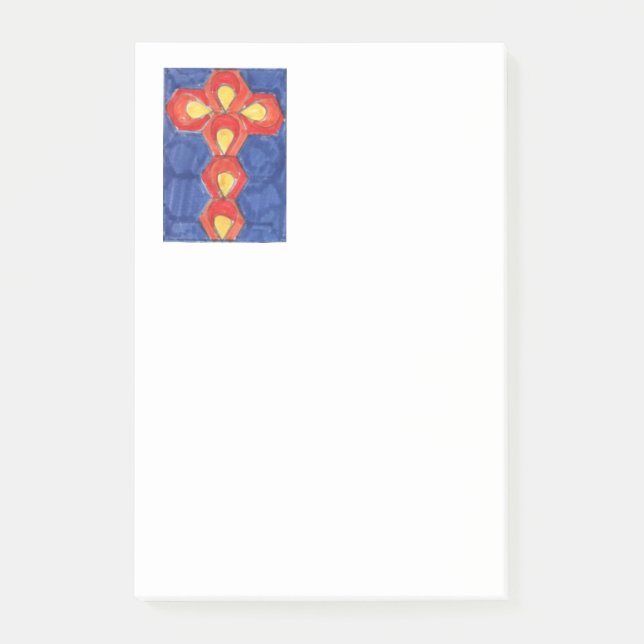 Cross Motif Vertical Notes (Front)