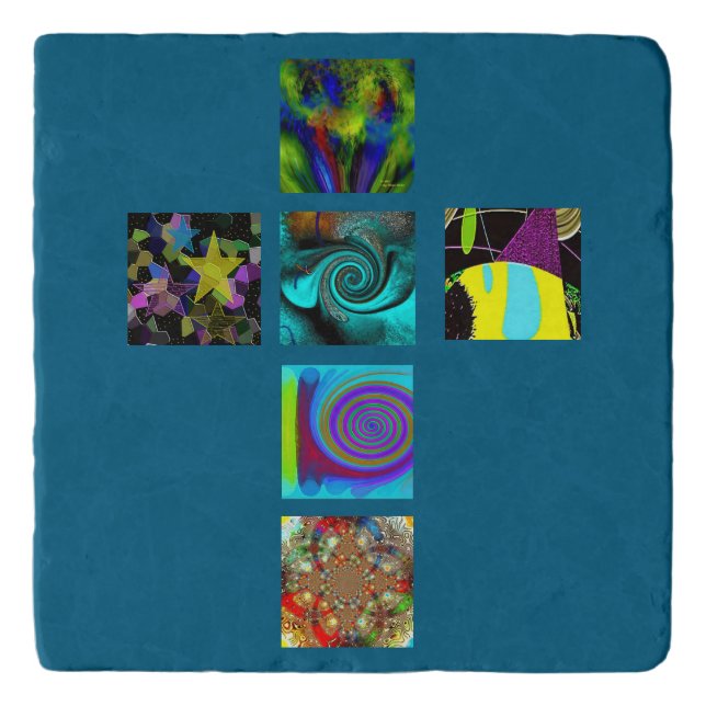 "Cross/Multi Effect" Trivet (Front)