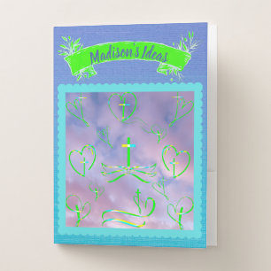 Cross My Heart Christian Pocket Folder