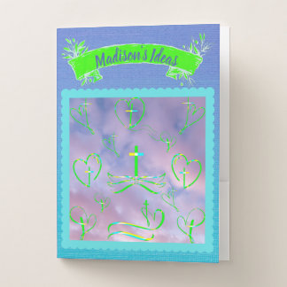 Cross My Heart Christian Pocket Folder