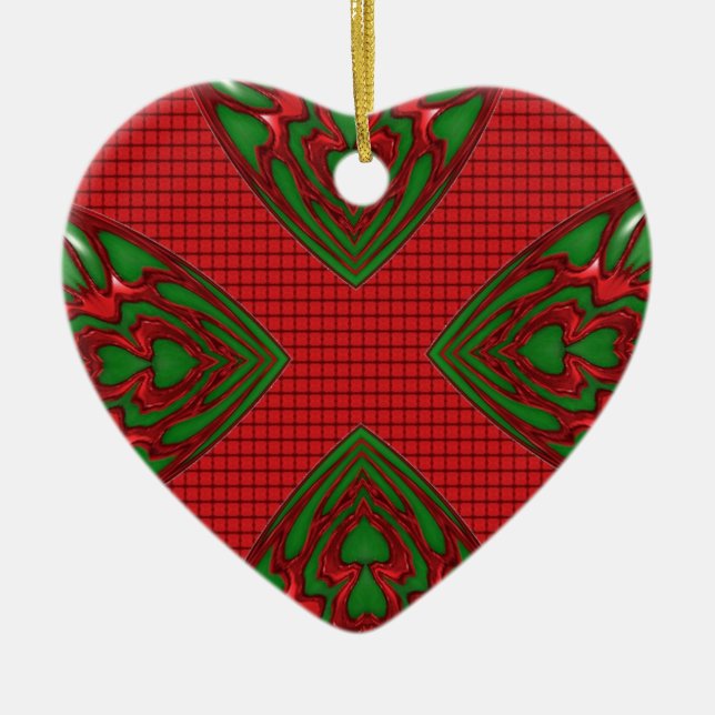 Cross my Heart Ornament (Front)