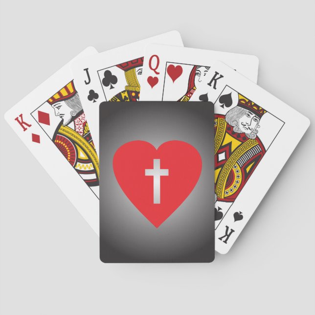 Cross My Heart Poker Cards (Back)