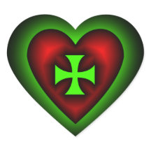 Cross my Heart Sticker