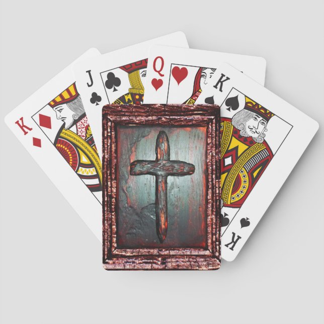Cross of Blood Poker Cards (Back)