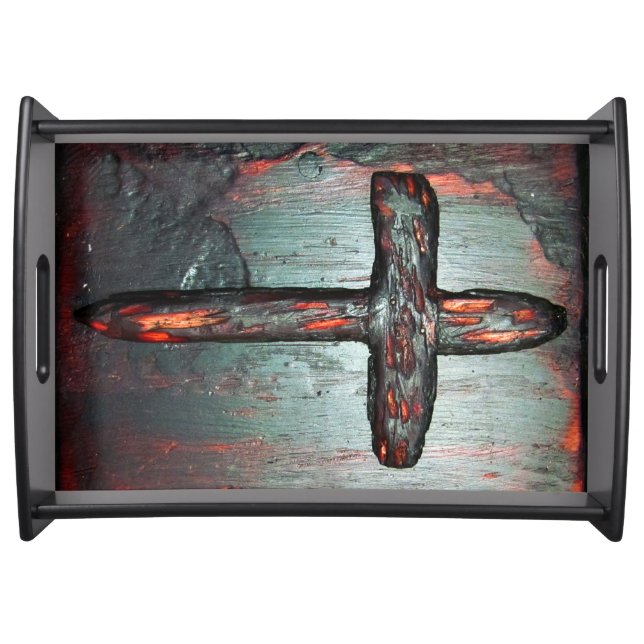 Cross of Blood Serving Tray (Front)