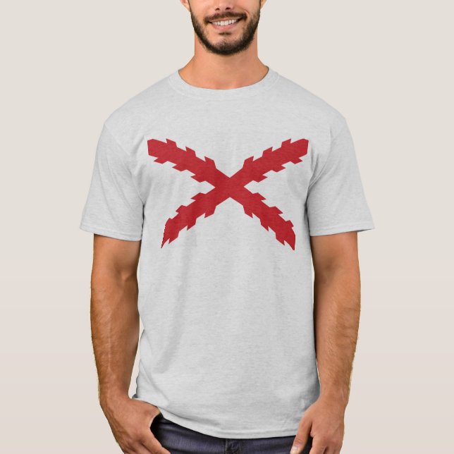 Cross of Burgundy Flag T-Shirt (Front)
