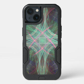 Cross of Christ in Swirling Pastel Rainbow iPhone 13 Case