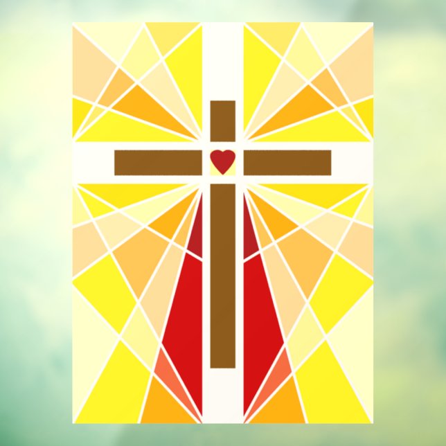 Cross of Christ Window Cling (Sheet 3)
