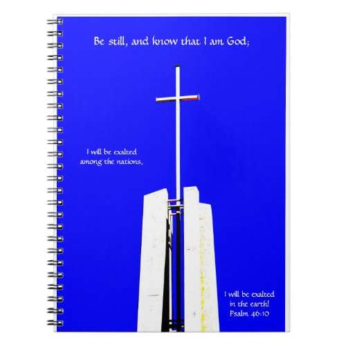 Cross of Faith in the Sky with Scripture Journal