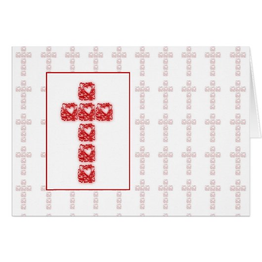 Cross Of Hearts Cards (Front Horizontal)