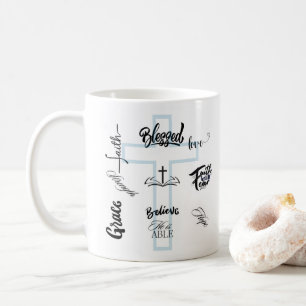 "Cross of Hope: A Mug of Faithful Promises"