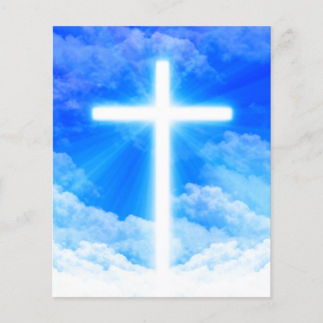 Cross of Light Jesus Christ Customizable Christian (Front)