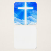 Cross of Light Jesus Christ Customizable Christian (Front & Back)