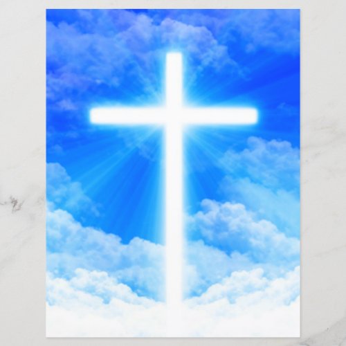 Cross of Light Jesus Christ Customizable Christian