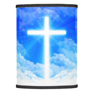 Cross of Light Jesus Christ Customizable Christian Lamp Shade