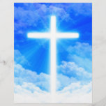 Cross of Light Jesus Christ Customizable Christian Letterhead<br><div class="desc">Cross of Light Jesus Christ Customizable Christian Design The Cross of Light, symbolizing the Love and Grace of Jesus Christ, God the Father, and the Holy Spirit. Celebrate and remember the Love of the Lord with this fully customizable item - add your own colors, Bible quotes, or other Christian messages....</div>