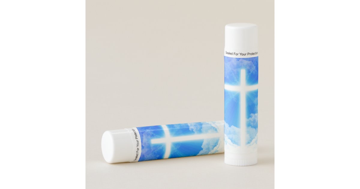 Cross of Light Jesus Christ Customizable Christian Lip Balm | Zazzle