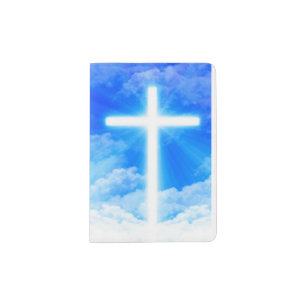 Cross of Light Jesus Christ Customizable Christian Passport Holder