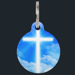 Cross of Light Jesus Christ Customizable Christian Pet ID Tag<br><div class="desc">Cross of Light Jesus Christ Customizable Christian Design The Cross of Light, symbolizing the Love and Grace of Jesus Christ, God the Father, and the Holy Spirit. Celebrate and remember the Love of the Lord with this fully customizable item - add your own colors, Bible quotes, or other Christian messages....</div>