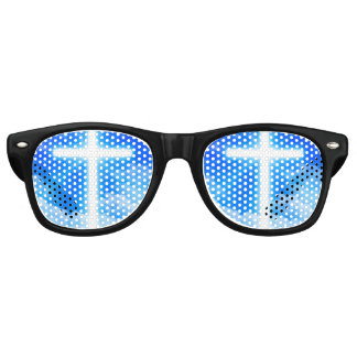 Cross of Light Jesus Christ Customizable Christian Retro Sunglasses