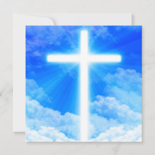 Cross of Light Jesus Christ Customizable Christian Save The Date