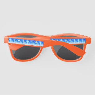 Cross of Light Jesus Christ Customizable Christian Sunglasses