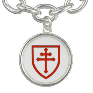 CROSS of LORRAINE Charm Bracelet