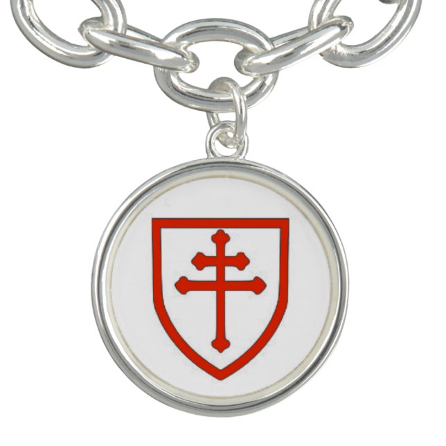 CROSS of LORRAINE Charm Bracelet (Design)