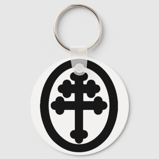 Cross of Lorraine Keychain (Front)