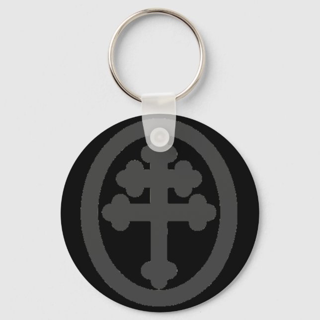 Cross of Lorraine Keychain (Front)