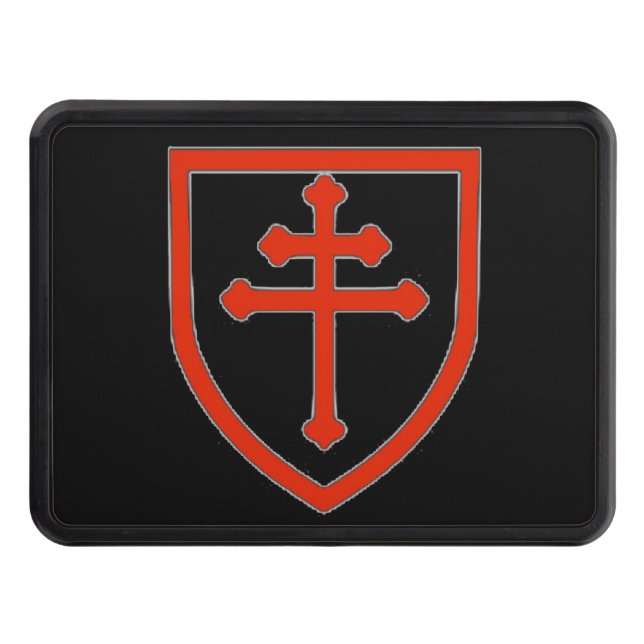 CROSS of LORRAINE Trailer Hitch Cover (Front)