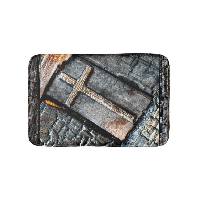 Cross of Protection Bath Mat (Front)