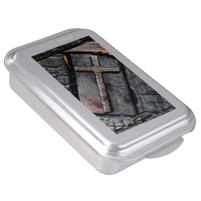 Cross of Protection Cake Pan (Side)