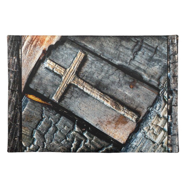 Cross of Protection Cloth Placemat (Front)