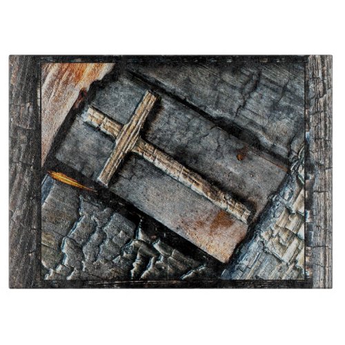 Cross of Protection Cutting Board