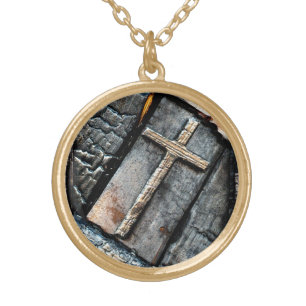 Cross of Protection Gold Plated Necklace