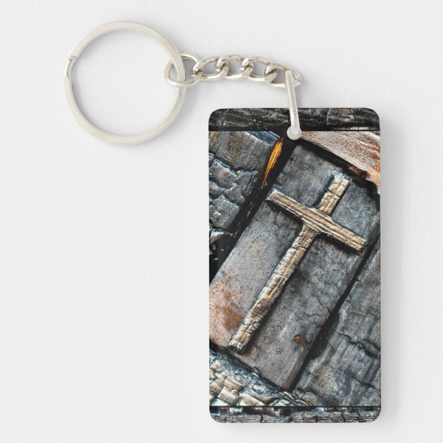 Cross of Protection Keychain (Front)