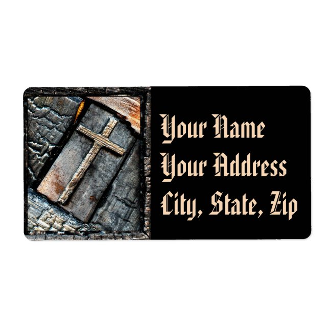 Cross of Protection Label (Front)