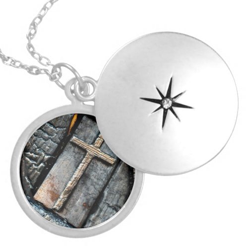 Cross of Protection Locket Necklace