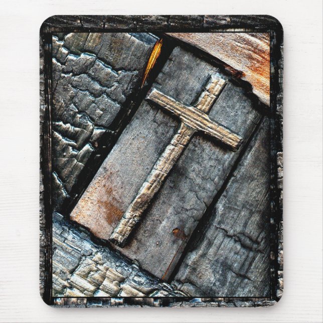 Cross of Protection Mouse Pad (Front)