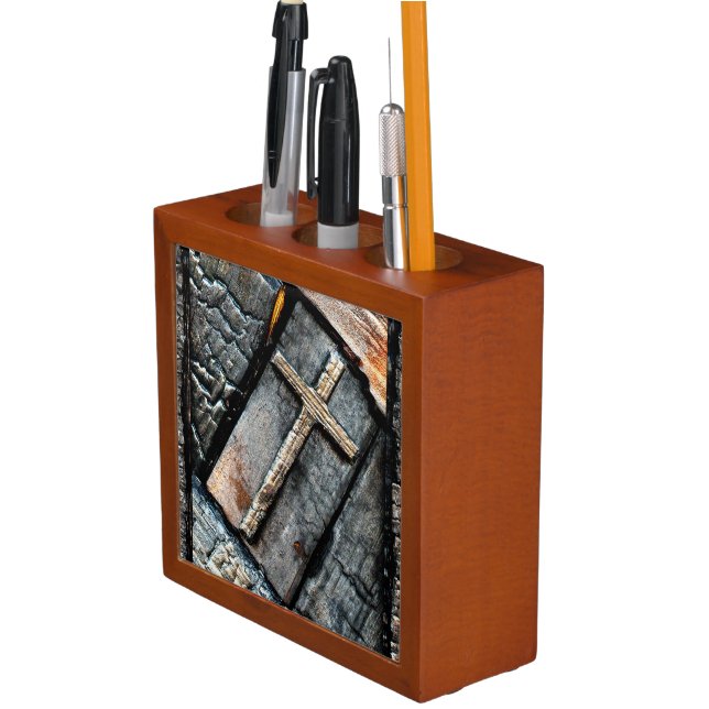 Cross of Protection Pencil/Pen Holder (In Situ)